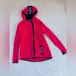 VS pink zip up sweatshirt